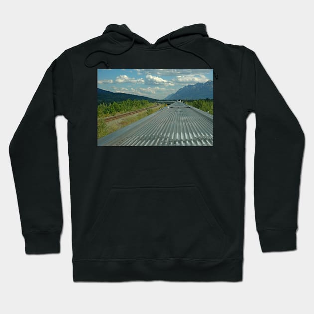 The Canadian train Hoodie by Random Railways